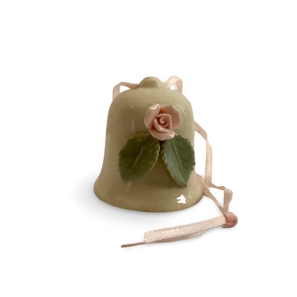 Porcelain Bell Christmas Ornament - Picture 4 of 4